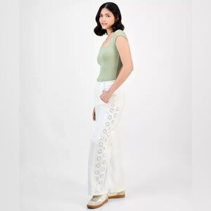 White Flare & Wide Leg Jeans